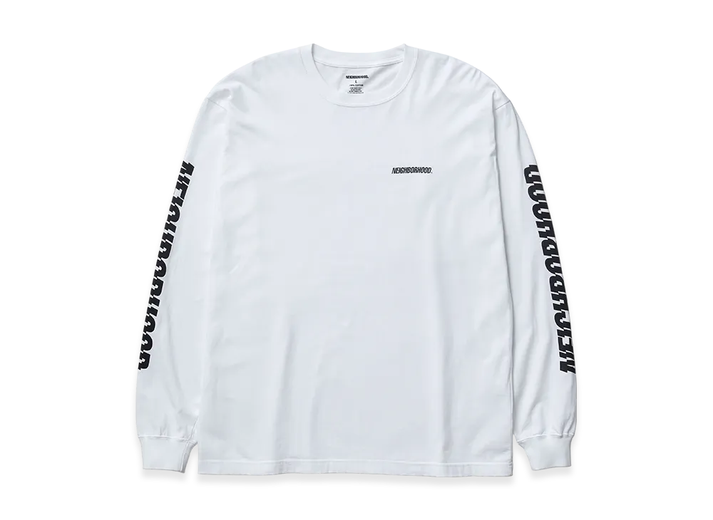NEIGHBORHOOD NH . Tee LS-1 "White"