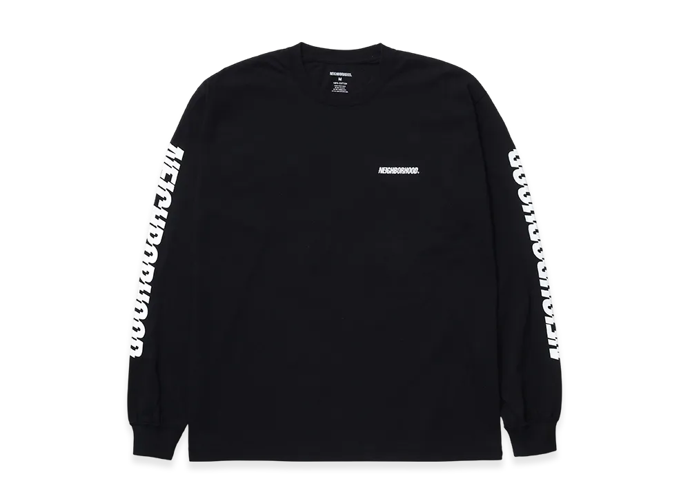 NEIGHBORHOOD NH . Tee LS-1 "Black"