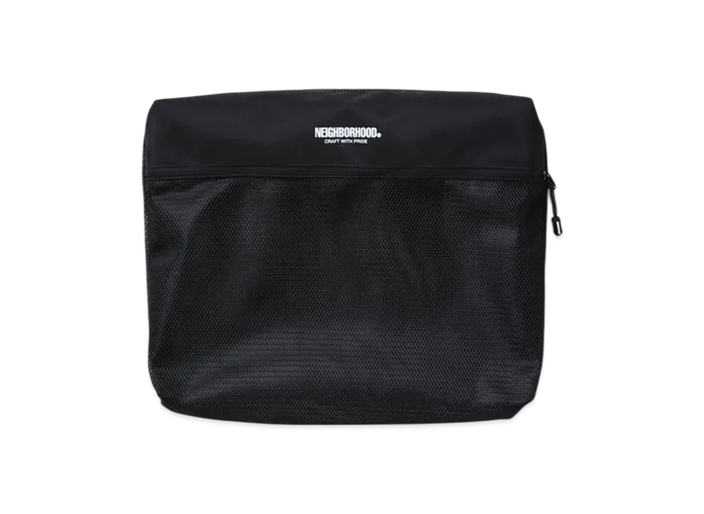 NEIGHBORHOOD Mesh Pouch "Black"