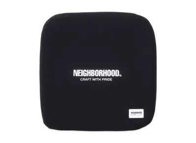 NEIGHBORHOOD Logo Seat Cushion "Black"