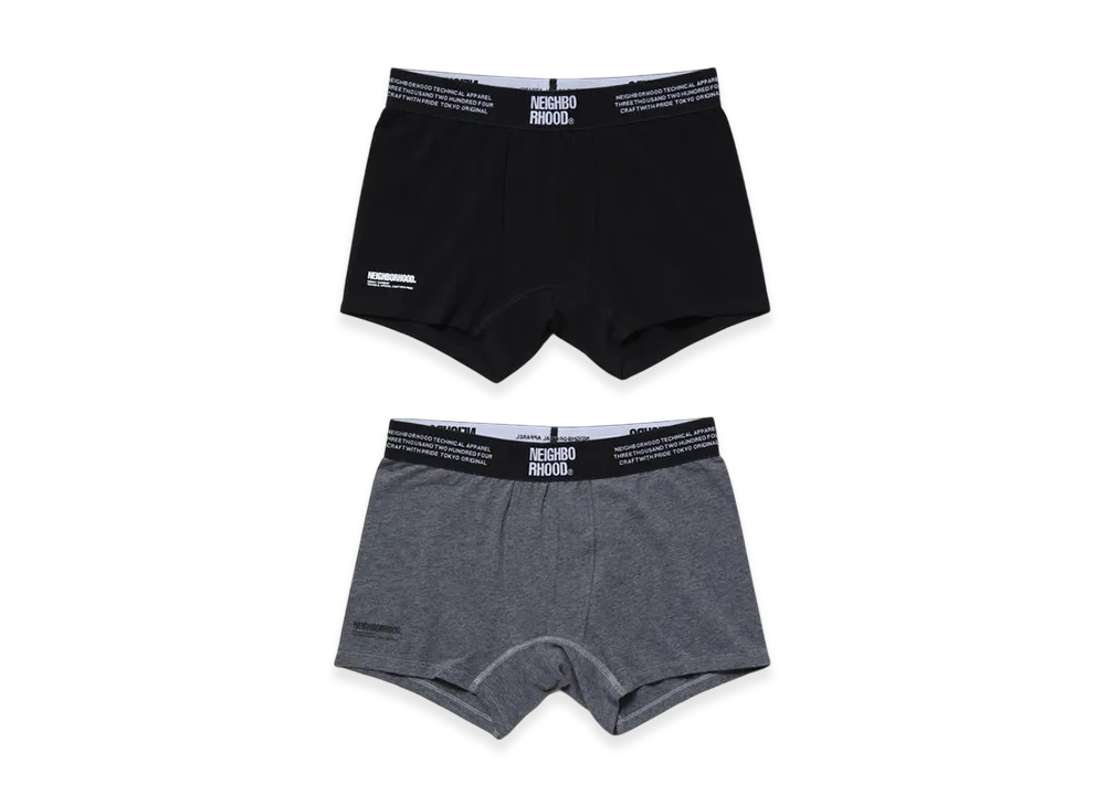 NEIGHBORHOOD Classic 2Pack Underpants "Black/Gray"