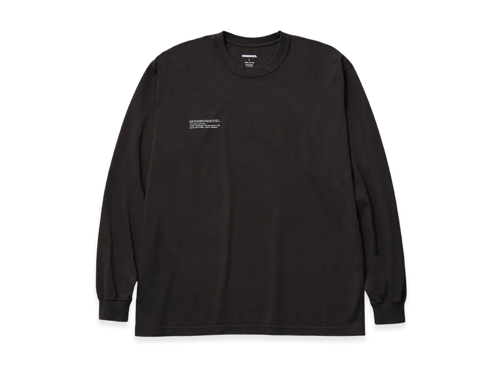NEIGHBORHOOD NH . TEE LS-12 ブラック L NH . TEE LS-12