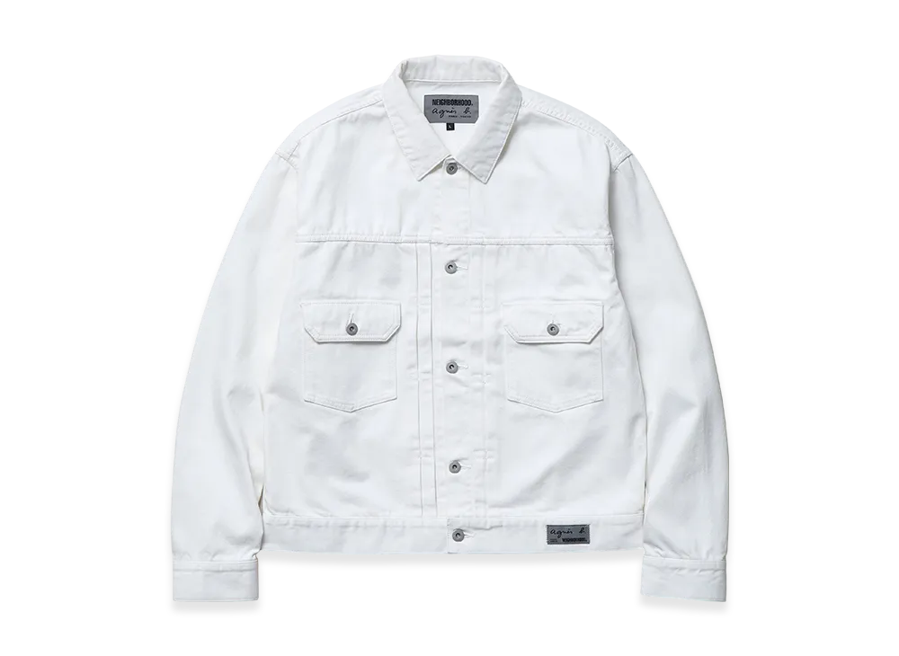 NEIGHBORHOOD x agnes b. Type-2 Jacket "White"