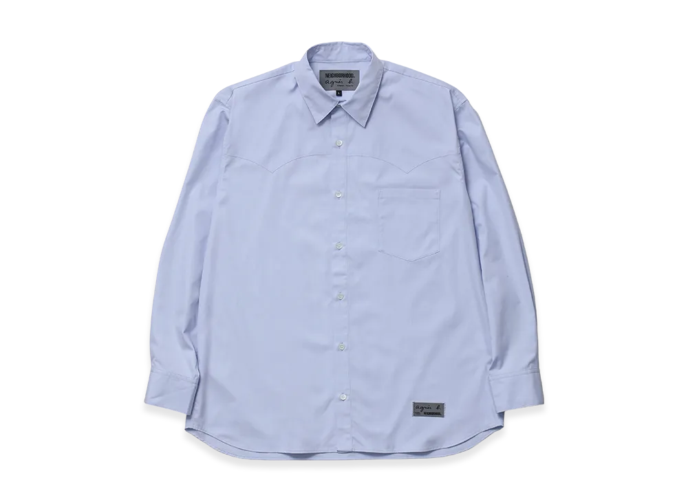NEIGHBORHOOD x agnes b. Western Shirts LS "Saxe"