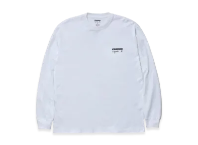 NEIGHBORHOOD x agnes b. Crewneck LS-1 "White"