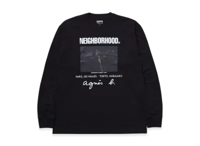 NEIGHBORHOOD x agnes b. Crewneck LS-2 "Black"