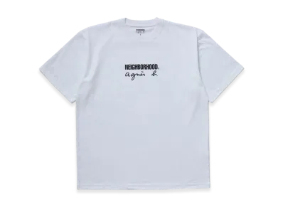 NEIGHBORHOOD x agnes b. Crewneck SS-1 "White"