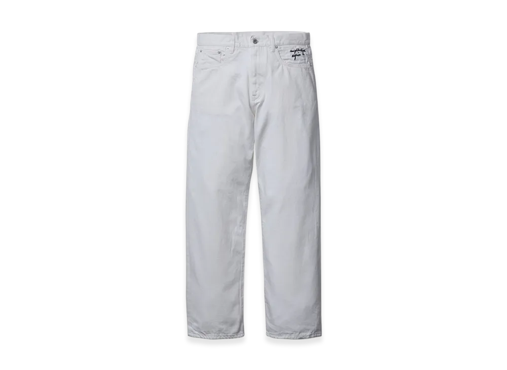 NEIGHBORHOOD x agnes b. Straight pants "White"