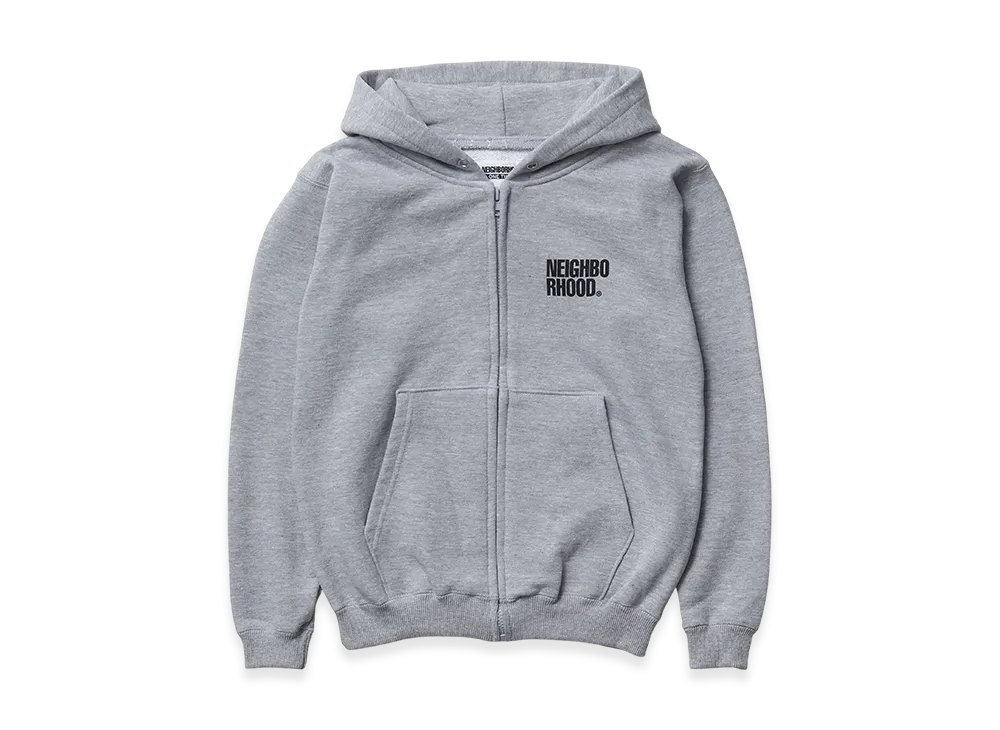NEIGHBORHOOD One Third Kids OT. Sweat Zip Hoodie LS "Gray"