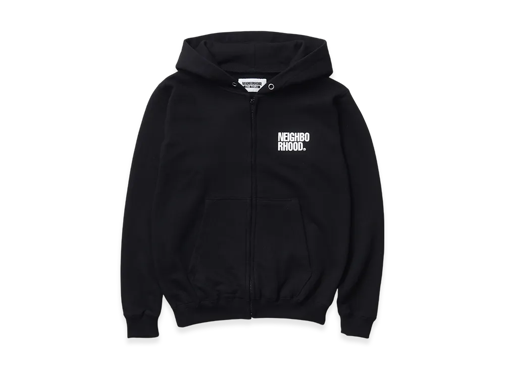 NEIGHBORHOOD One Third Kids OT. Sweat Zip Hoodie LS "Black"