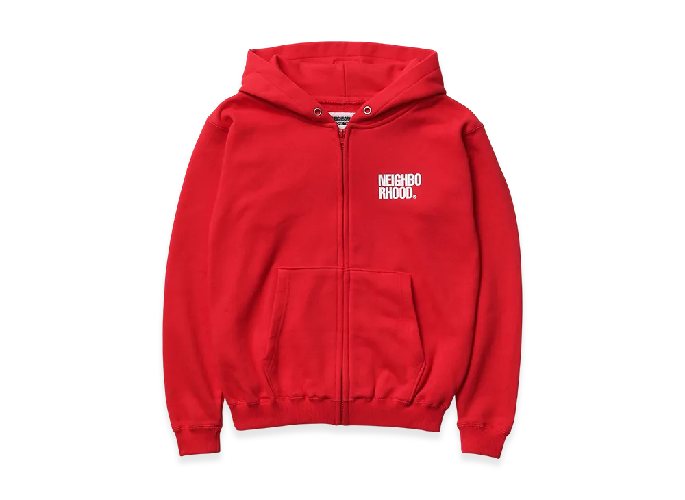 NEIGHBORHOOD One Third Kids OT. Sweat Zip Hoodie LS "Red"