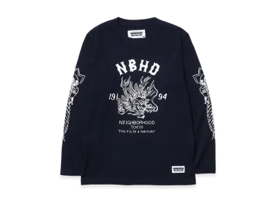 NEIGHBORHOOD One Third Kids OT. Tee LS-9 "Navy"