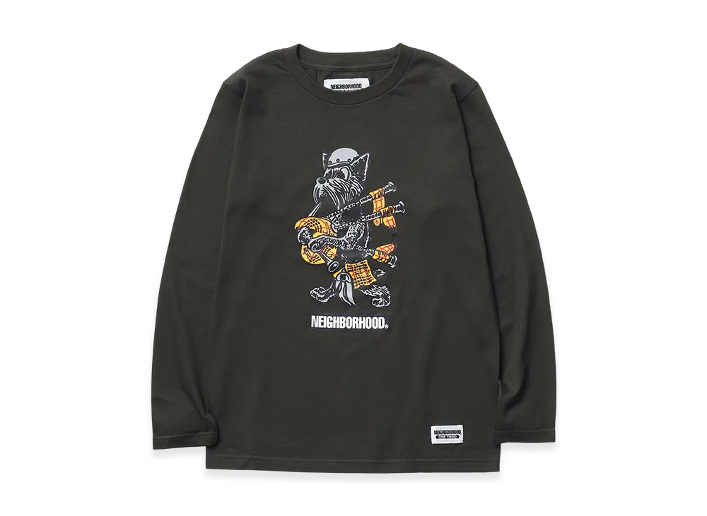 NEIGHBORHOOD One Third Kids OT. Tee LS-10 "Olive Drab"