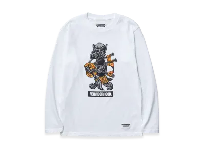 NEIGHBORHOOD One Third Kids OT. Tee LS-10 "White"