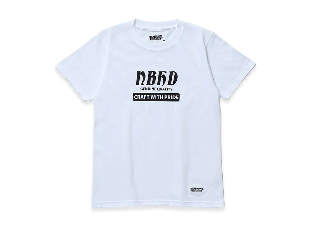 NEIGHBORHOOD One Third Kids OT. Tee SS-3 "White"