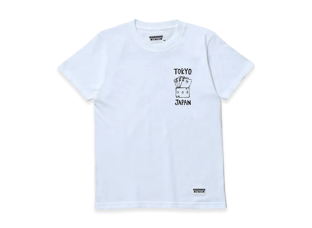 NEIGHBORHOOD One Third Kids OT. Tee SS-8 "White"