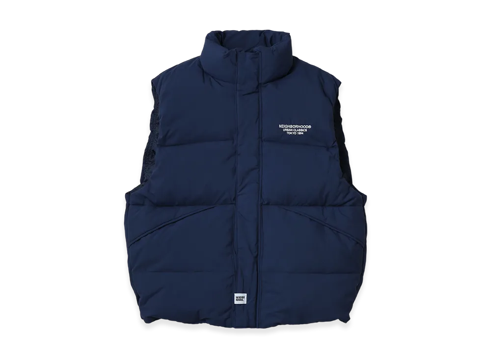 NEIGHBORHOOD Classic Down Vest "Navy"
