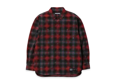 NEIGHBORHOOD Corduroy Check Shirt LS "Red"