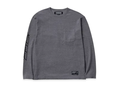 NEIGHBORHOOD Heather Fabric Crewneck LS "Gray"