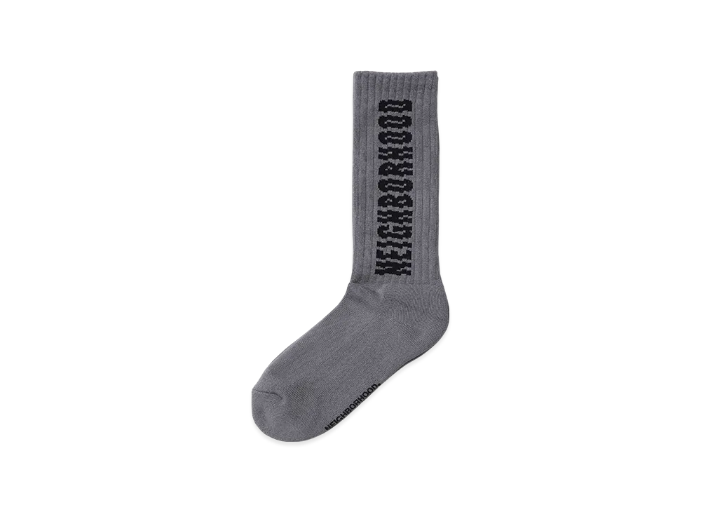 NEIGHBORHOOD Shift Logo Socks "Gray"