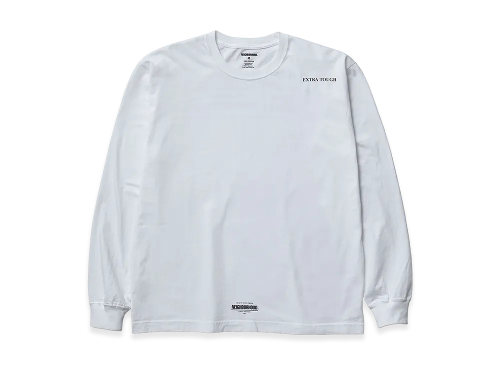 NEIGHBORHOOD NH. Tee LS-7 "White"