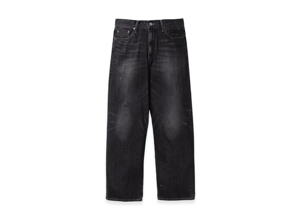 NEIGHBORHOOD Washed Denim DP Wide Pants "Black"