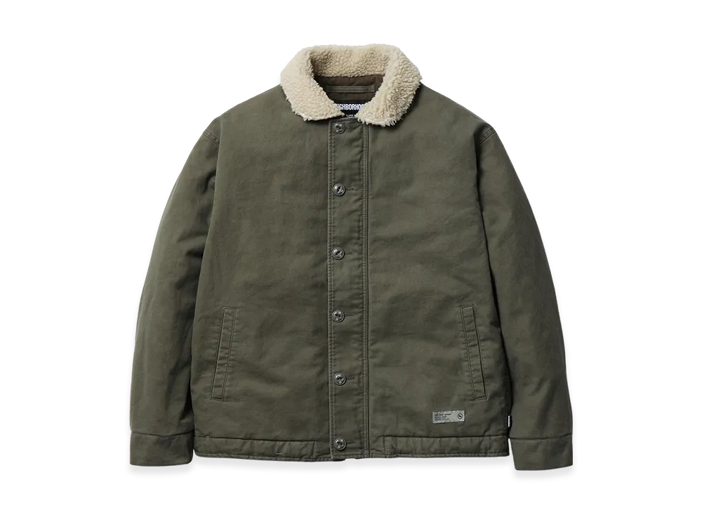 NEIGHBORHOOD 2018AW Ｎ-1Ｄ　デッキジャケット　オリーブ　S NEIGHBORHOOD 2018AW N-1DデッキジャケットオリーブS