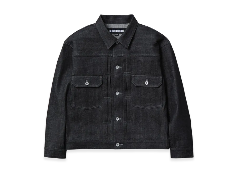 NEIGHBORHOOD Rigid Denim Type-2 Jacket "Black"