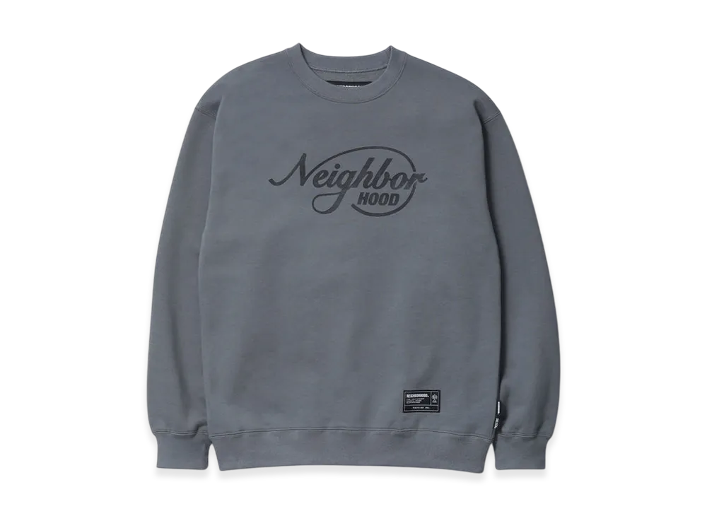 NEIGHBORHOOD Sheltech Warm Sweat Shirt LS "Gray"