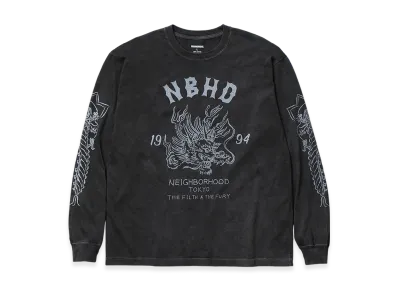 NEIGHBORHOOD NH. Tee LS-14 "Black"