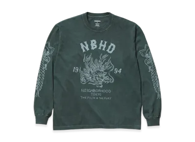 NEIGHBORHOOD NH. Tee LS-14 "Green"