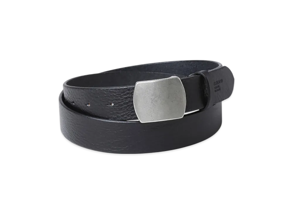 NEIGHBORHOOD Leather Belt Wide "Black"