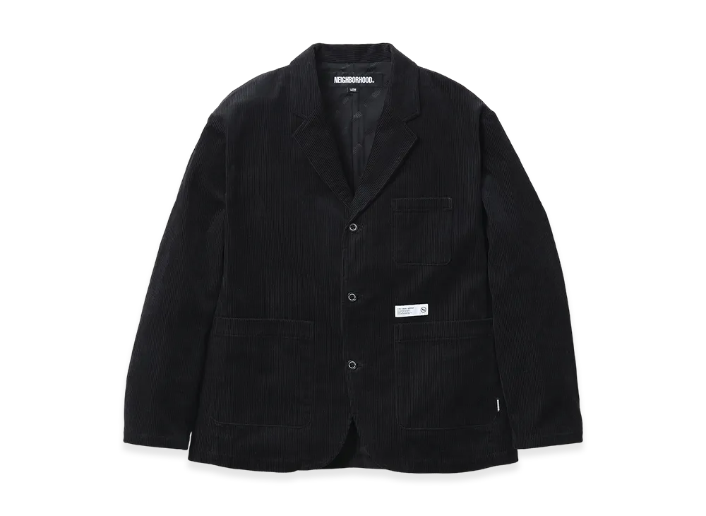 NEIGHBORHOOD Corduroy 3B Jacket "Black"