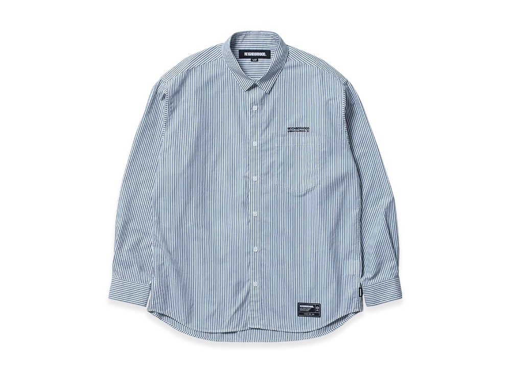 NEIGHBORHOOD Stripe Shirt LS "Navy"