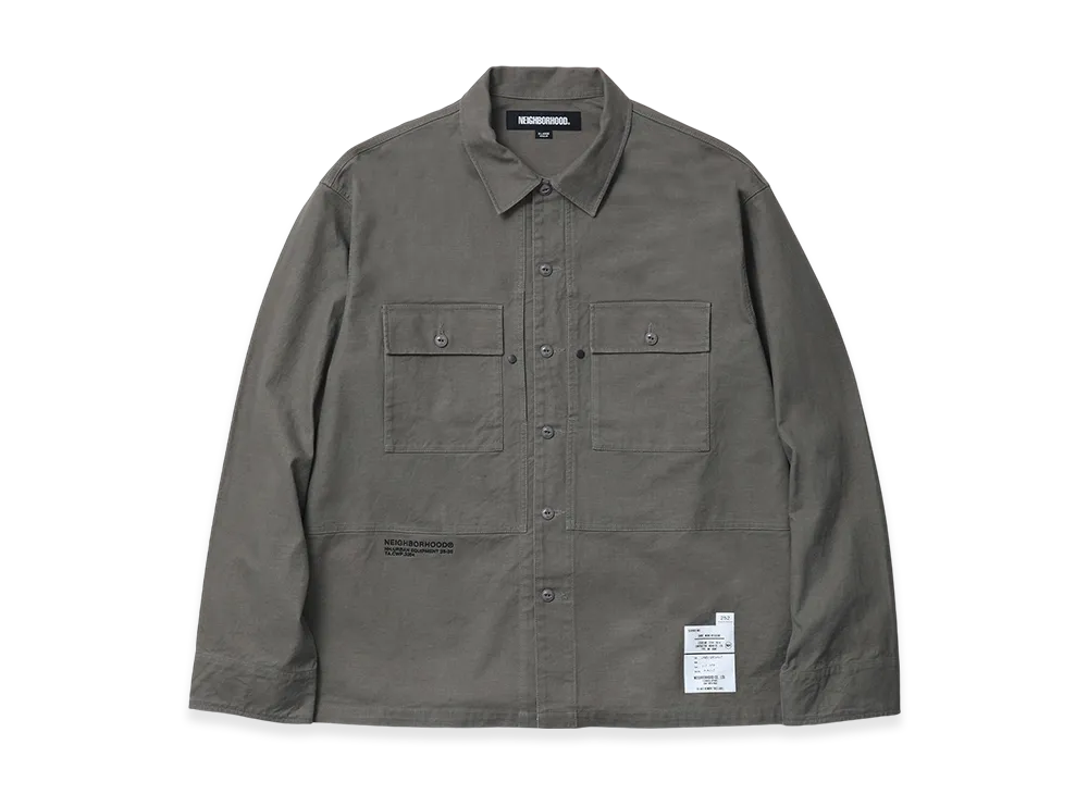 NEIGHBORHOOD Fatigue Shirt LS "Gray"
