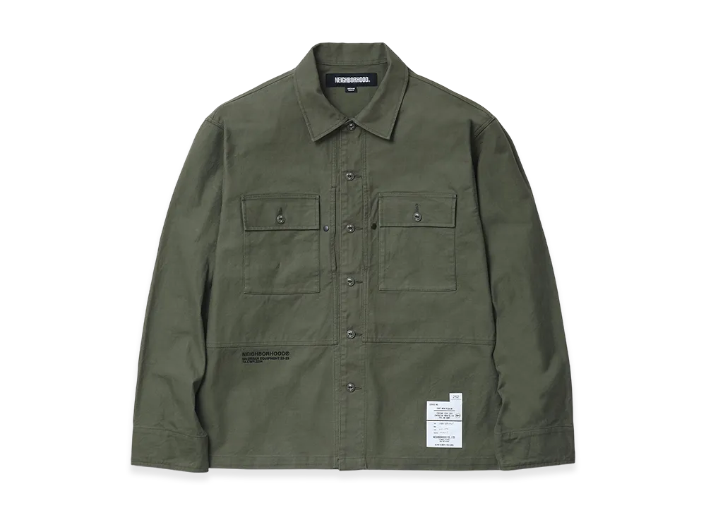 NEIGHBORHOOD Fatigue Shirt LS "Olive Drab"