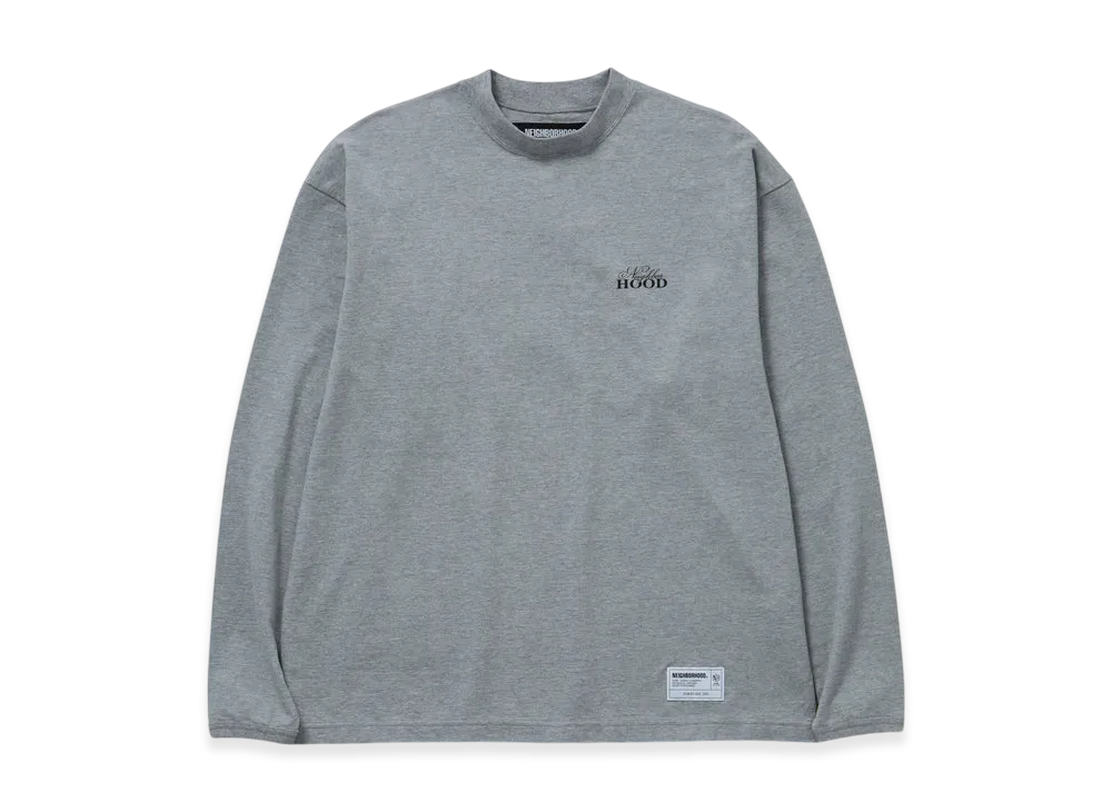 NEIGHBORHOOD Classic Mocneck LS "Gray"