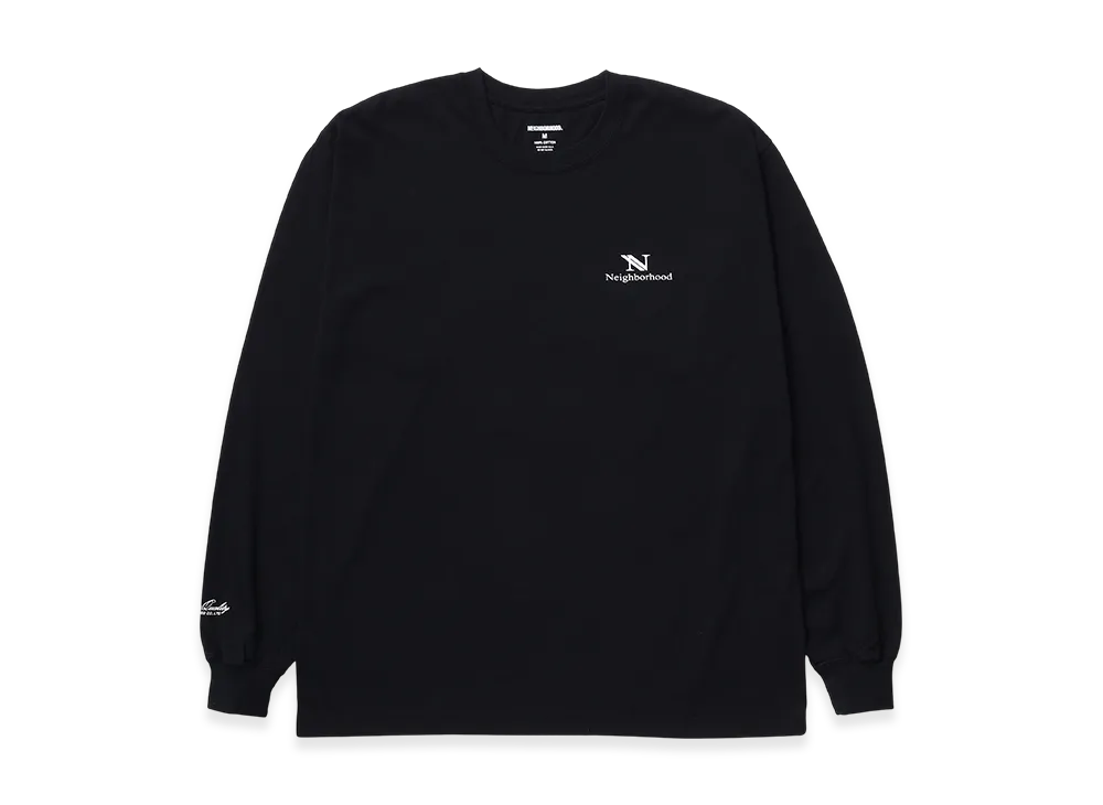 NEIGHBORHOOD NH. Tee LS-3 "Black"