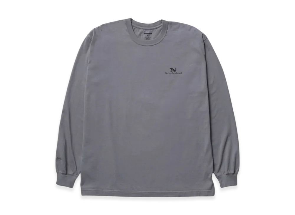 NEIGHBORHOOD NH. Tee LS-3 "Gray"