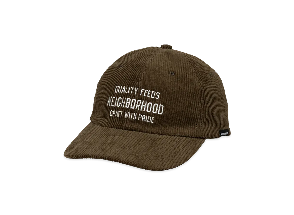 NEIGHBORHOOD Corduroy Dad Cap "Olive Drab"