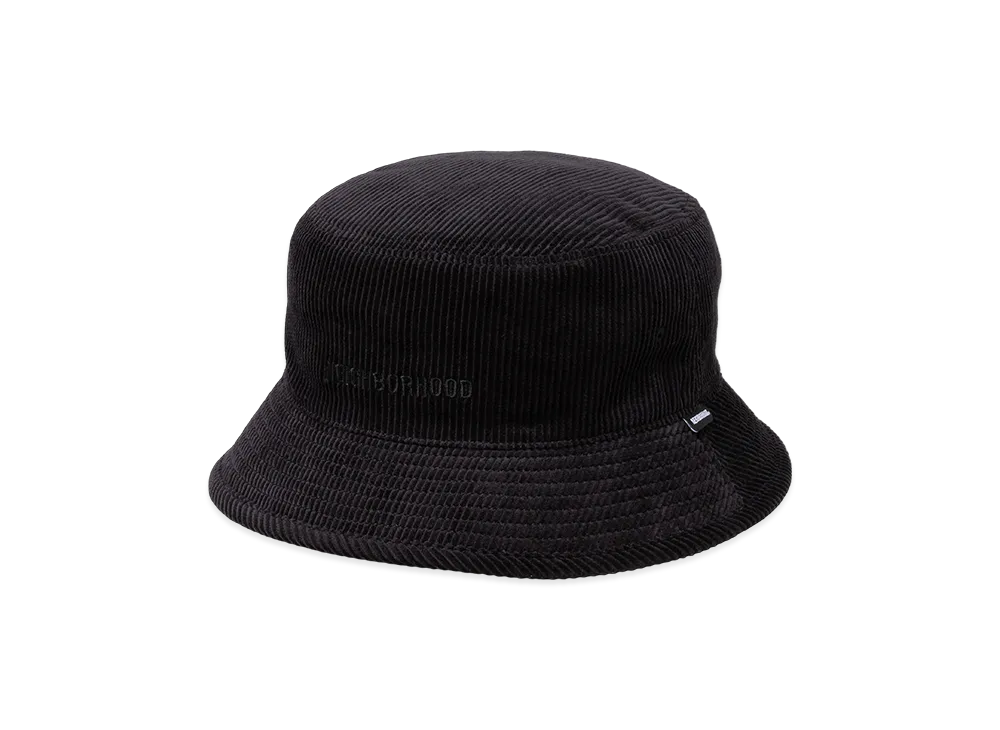 NEIGHBORHOOD Corduroy Bucket Hat "Black"