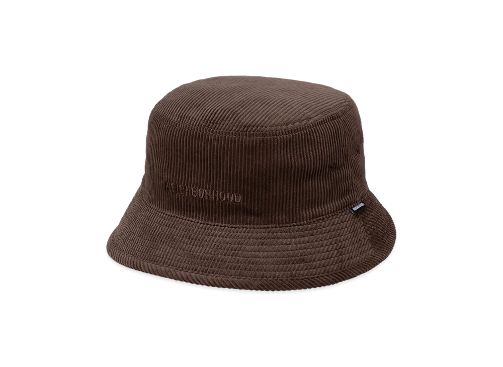NEIGHBORHOOD Corduroy Bucket Hat "Brown"