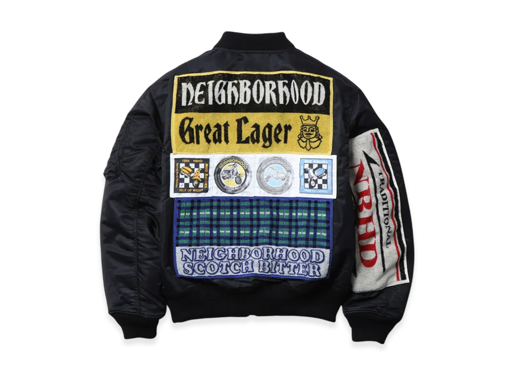 NEIGHBORHOOD Ma-1 Flight Jacket Mod "Black"