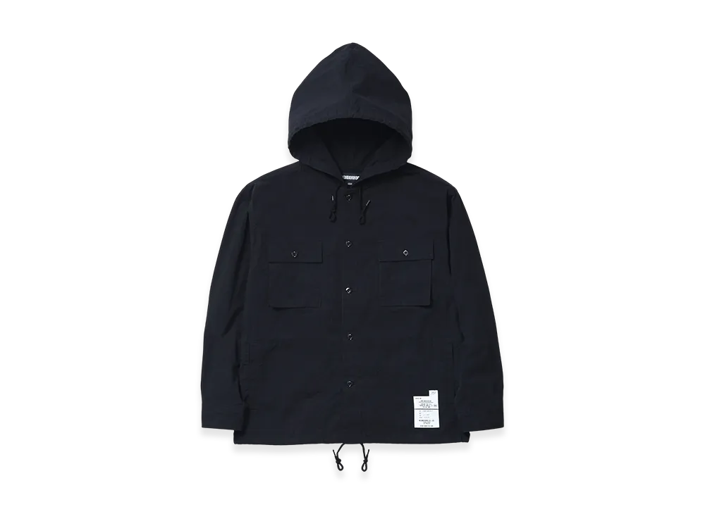 NEIGHBORHOOD Hooded Shirt LS "Black"