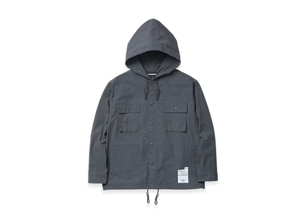 NEIGHBORHOOD Hooded Shirt LS "Gray"