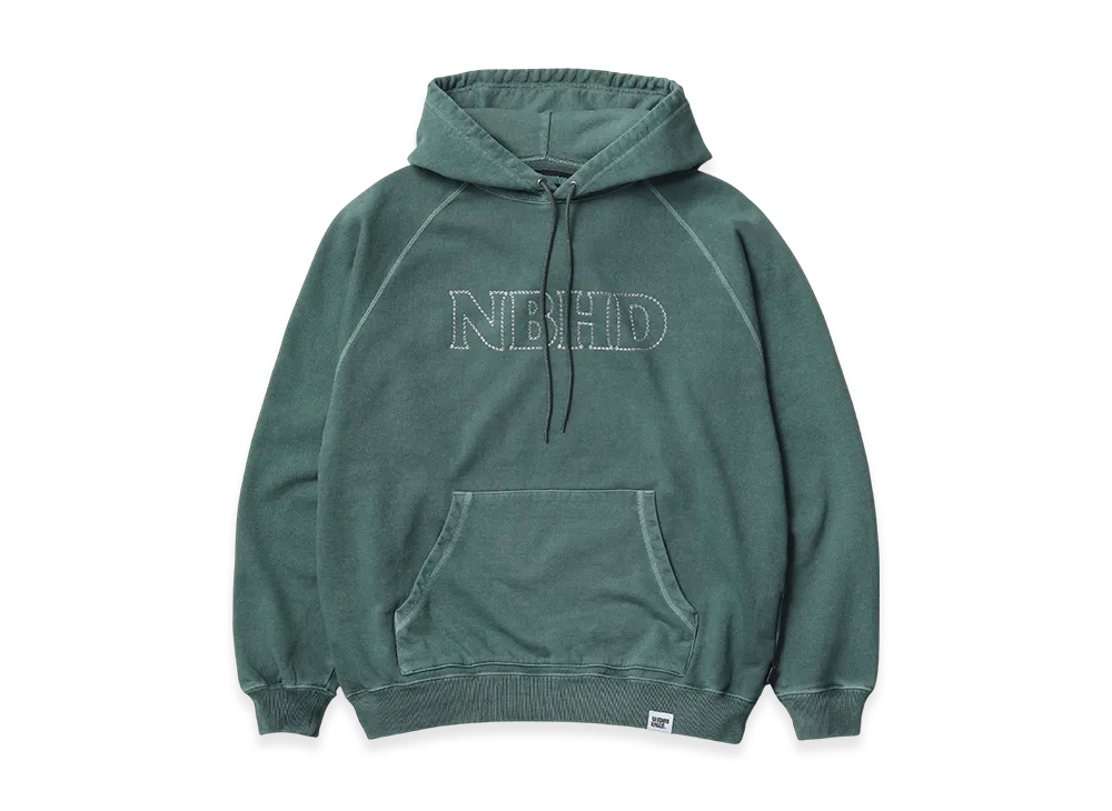 NEIGHBORHOOD Pigment Dyed Sweat Hoodie LS "Green"