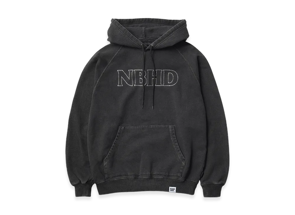 NEIGHBORHOOD Pigment Dyed Sweat Hoodie LS "Black"