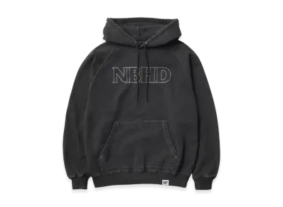 NEIGHBORHOOD Pigment Dyed Sweat Hoodie LS "Black"