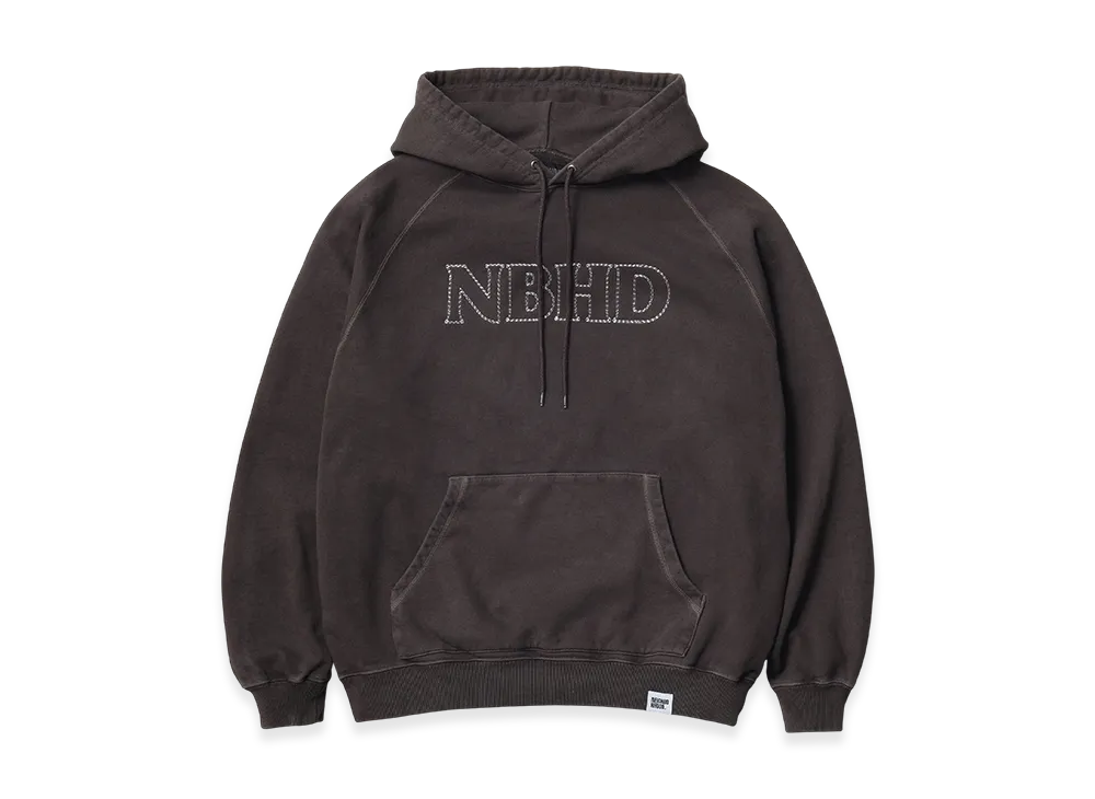 NEIGHBORHOOD Pigment Dyed Sweat Hoodie LS "Brown"