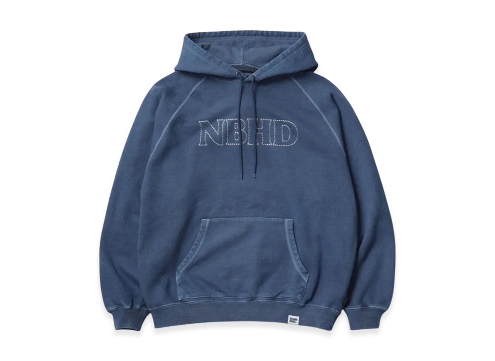 NEIGHBORHOOD Pigment Dyed Sweat Hoodie LS "Navy"